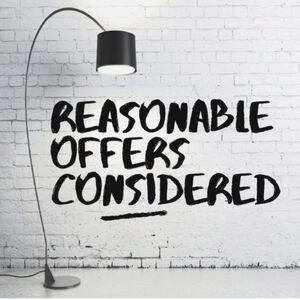 Reasonable Offers Considered -  Bundle & Save